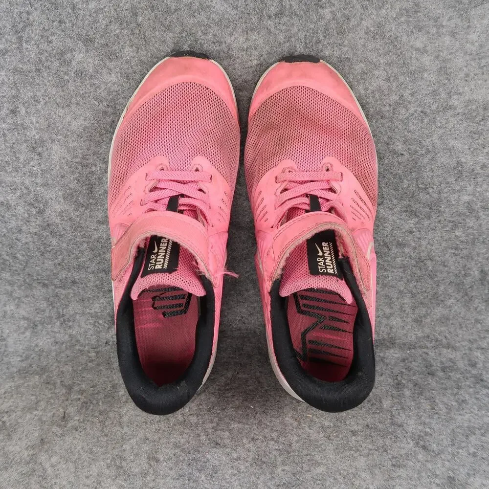 Nike Shoes Kids 2 Athletic Trainer Star Runner 2.0 Pink Easy On Adjustable Strap